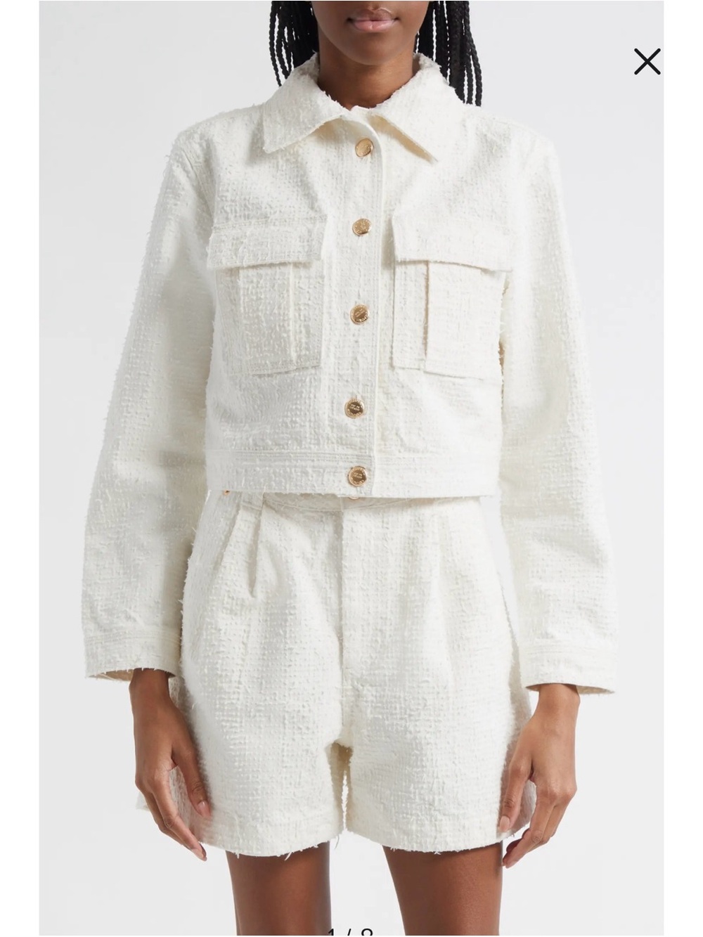 Cotton Tweed Jacket
FARM Rio- small